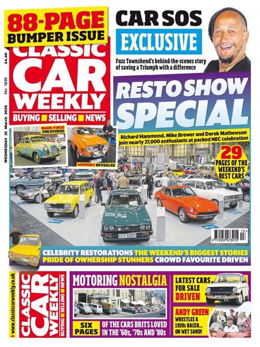 Title details for Classic Car Weekly by H BAUER PUBLISHING LIMITED - Available